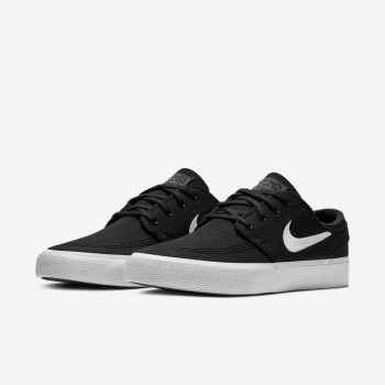 Nike SB Zoom Stefan Janoski Canvas RM - Női Deszkás Cipő - Fekete/Szürke/Világos Barna/Fehér